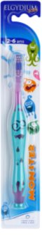 Elgydium Kids Monster perie de dinti pentru copii
