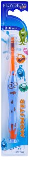 Elgydium Kids Monster escova de dentes para crianças