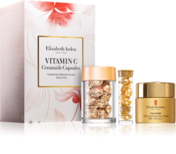 Elizabeth Arden Ceramide Vitamin C Capsules козметичен комплект (за озаряване на лицето)