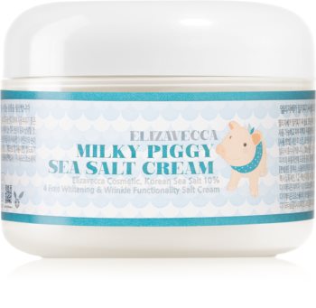 Elizavecca Milky Piggy Sea Salt Cream védő hidratáló krém bőrmegújító hatással