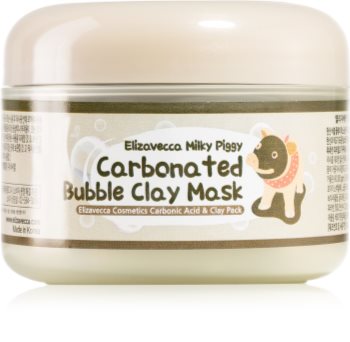 Elizavecca Milky Piggy Carbonated Bubble Clay Mask masque visage purifiant en profondeur pour peaux à problèmes, acné