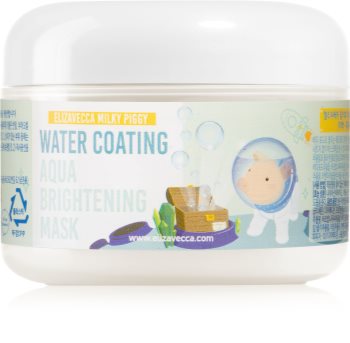 Elizavecca Milky Piggy Water Coating Aqua Brightening Mask Kollagenmaske für hydratisierte und strahlende Haut