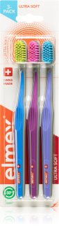 Elmex Ultra Compact Head Zahnbürsten ultra soft 3 pc