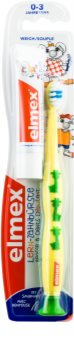 Elmex Caries Protection Kids minkštas dantų šepetėlis vaikams + mini dantų pasta