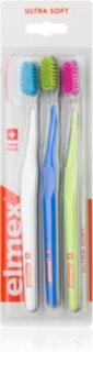 Elmex Swiss Made Toothbrushes, 3 pcs Ultra Soft