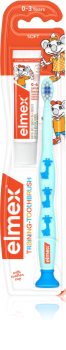 Elmex Caries Protection Kids παιδική οδοντόβουρτσα μαλακή + μινι οδοντόκρεμα