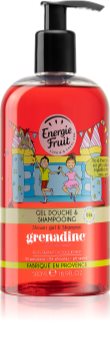 Energie Fruit Grenadine Shower Gel And Shampoo 2 In 1
