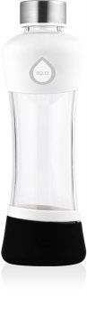 EQUA ACTIVE White glass water bottle