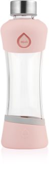 EQUA ACTIVE Peach glass water bottle