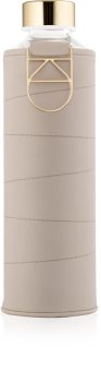 EQUA Mismatch Beige стеклянная бутылка для воды + упаковка