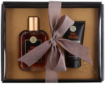 Erbario Toscano Black Pepper darčeková sada III. pre mužov