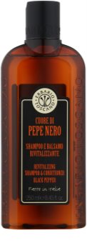 Erbario Toscano Black Pepper Shampoo und Conditioner 2 in 1 für Herren