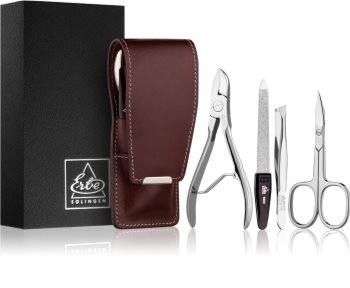 Erbe Solingen Manicure kit manucure parfaite - marron