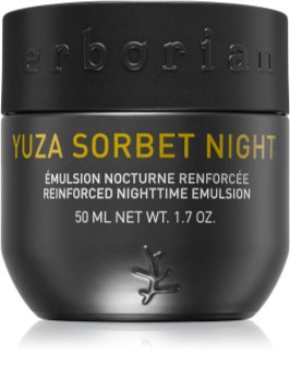 Erborian Yuza Sorbet Lätt emulsion för natten  med åtstramande effekt