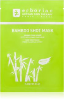 Erborian Bamboo Ravitseva Naamiolaatta Kasvoille Kosteuttavan Vaikutuksen Kanssa