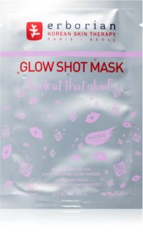 Erborian Shot Mask Look at that glow! Aufhellende Tuchmaske