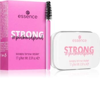 Essence Pink and Proud Strong Fixierwachs für die Augenbrauen mit Bürste