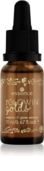 Essence The Glowing Golds bőrélénkítő szérum C-vitaminnal