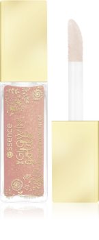 Essence The Glowing Golds vyživující lesk na rty se třpytkami