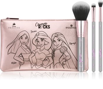 Essence Disney Princess conjunto de pinceles con neceser