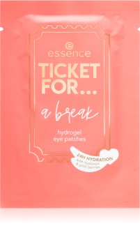Essence TICKET FOR... a break mască relaxantă cu hidrogel pentru ochi