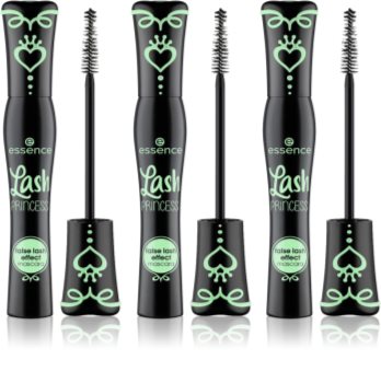 Essence Lash PRINCESS maskara z efektem sztucznych rzęs 3 x 12 ml (wygodne opakowanie)