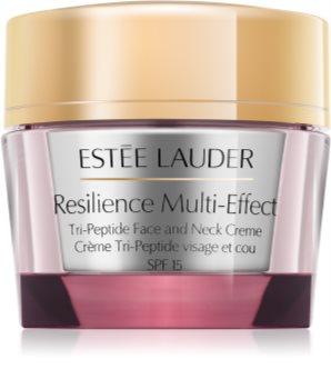 Estée Lauder Resilience Multi-Effect Tri-Peptice Face and Neck Creme SPF 15 intenzivně vyživující krém pro suchou pleť