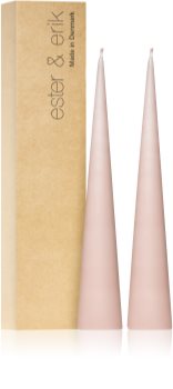 ester & erik cone candles soft rose (no. 52) Koristeellinen Kynttilä