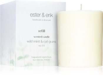 ester & erik scented candle wild mint & cut grass (no. 03) Tuoksukynttilä Täyttöpakkaus