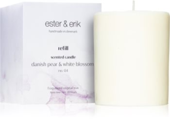ester & erik scented candle danish pear & white blossom (no. 04) Tuoksukynttilä Täyttöpakkaus