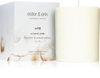 ester & erik scented candle fig tree & wood ashes (no. 18) bougie parfumée recharge