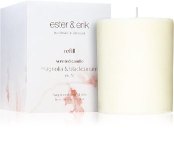 ester & erik scented candle magnolia & blackcurrant (no. 51) ароматна свещ  резервен пълнител