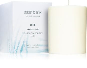 ester & erik scented candle liquorice & heather (no. 81) Tuoksukynttilä Täyttöpakkaus