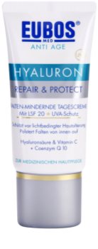 Eubos Hyaluron schützende Creme gegen Hautalterung SPF 20