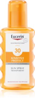 Eucerin Sun Sensitive Protect prozirni sprej za sunčanje SPF 30