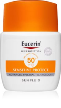 Eucerin Sun Sensitive Protect защитен матиращ флуид за лице SPF 50+