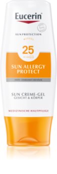 Eucerin Sun Allergy Protect zaščitni kremasti gel za sončenje proti alergiji na sonce SPF 25
