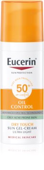 Eucerin Sun Oil Control zaštitni kremasti gel za lice SPF 50+