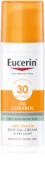 Eucerin Sun Oil Control Skyddande ansiktskräm-gel  SPF 30