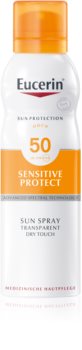 Eucerin Sun Sensitive Protect прозрачная дымка для загара SPF 50