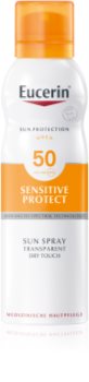 Eucerin Sun Sensitive Protect transparentna meglica za sončenje SPF 50