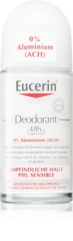 eucerin deo sensitive deodorant aluminum roll skin without