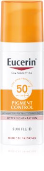 Eucerin Sun Pigment Control грижа-защита срещу хиперпигментация на кожата SPF 50+