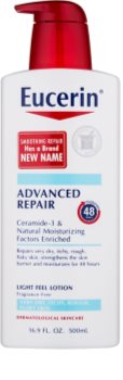 Eucerin Smoothing Repair könnyű testápoló krém száraz bőrre