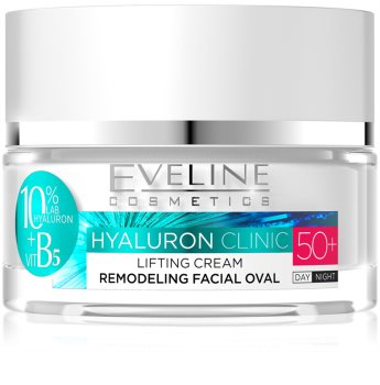 Eveline Cosmetics Hyaluron Clinic Day and Night Lifting Cream 50+