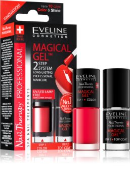 Eveline Cosmetics Nail Therapy Professional gel lak za nokte bez korištenja UV/LED lampe