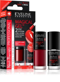 Eveline Cosmetics Nail Therapy Professional gel lak za nohte brez uporabe UV/LED lučke