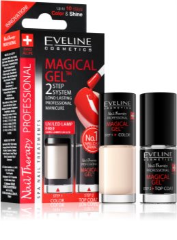 Eveline Cosmetics Nail Therapy Professional żelowy lakier do paznokci bez konieczności użycia lampy UV/LED