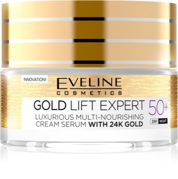 Eveline Cosmetics Gold Lift Expert Anti-Falten-Cremes für den Tag und für die Nacht 50+