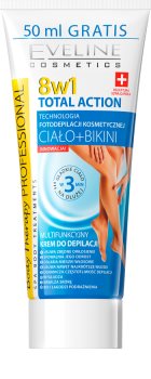 Eveline Cosmetics Total Action крем для депиляции ног 8 в 1